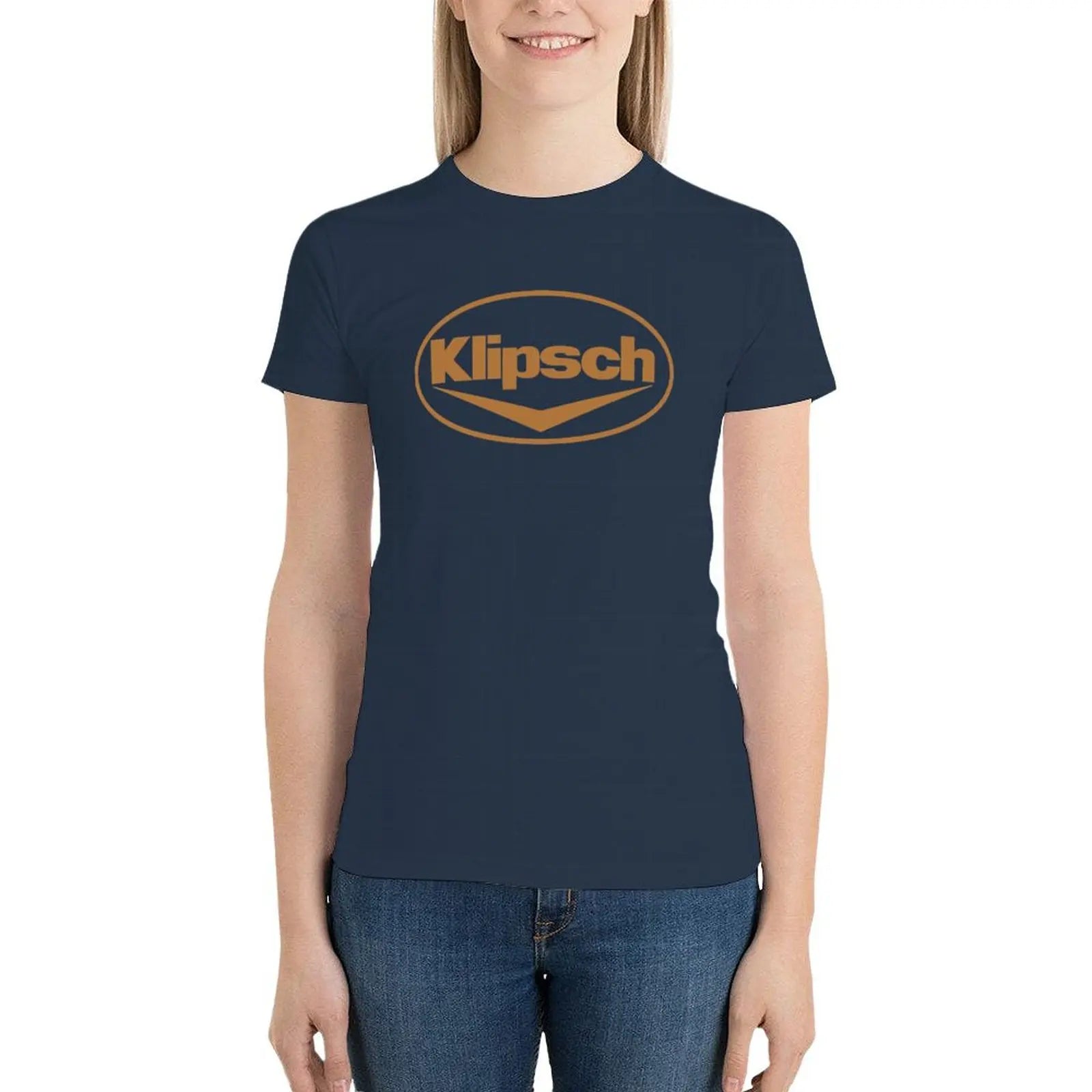 Klipsch Logo T-Shirt Plus Size Tops Cute Clothes Tops Women Clothes