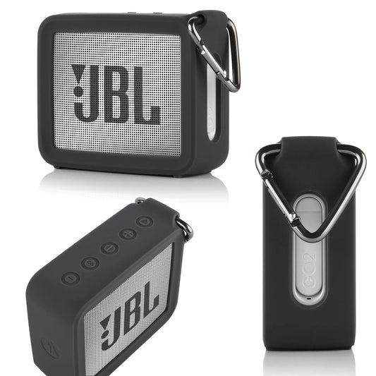 New Portable Silicone Case Protective Travel Case Soft Silica Gel Storage Pouch Audio Case for JBL GO 2 GO2 Bluetooth Speakers