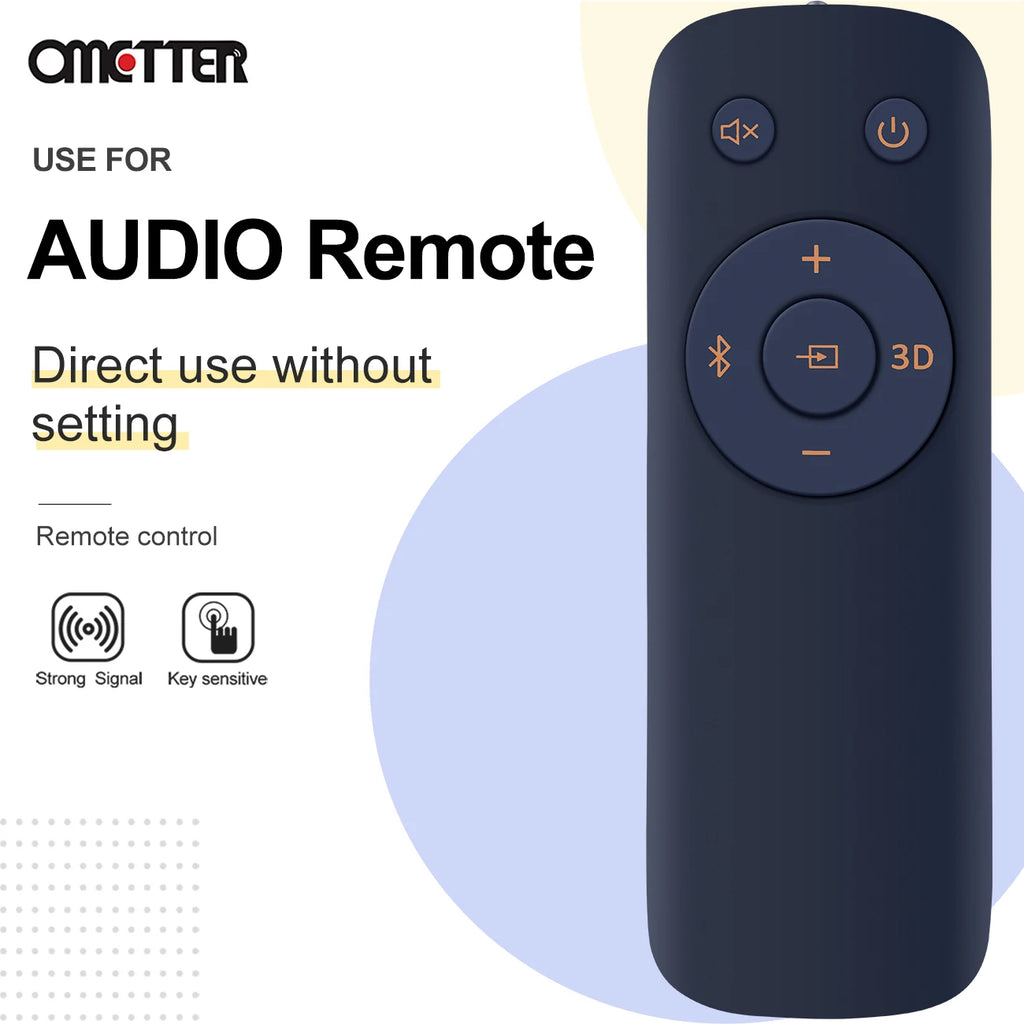 Replacement Sound Bar Remote Control Fit for Klipsch Reference R-20b R-10b R-208 Soundbar System