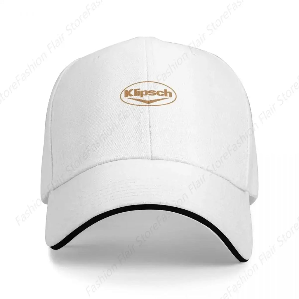 Klipsch LogoCap Baseball Cap Designer Hat Big Size Hat Tea  Mens Hats Women's