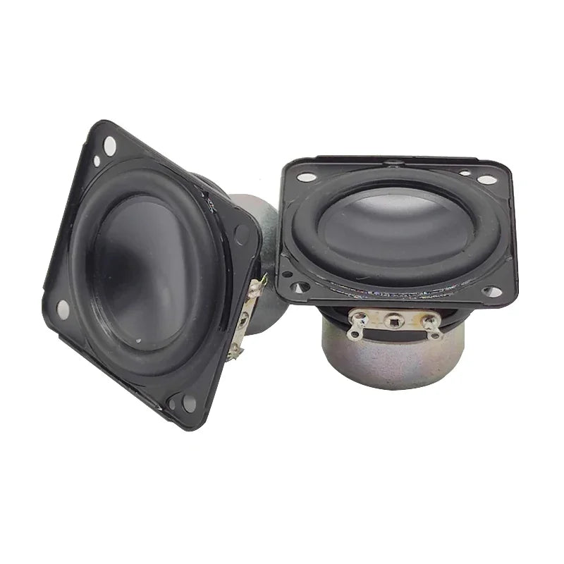 2 Pcs/Lot 4 Ohm 20 W Speaker Full Range 48X44MM Portable Audio  Sqaure Sound Graphene Basin Neodymium Dual Magnetic DIY Home Spe