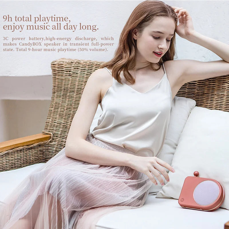 NILLKIN CandyBox Bluetooth Speaker HIFI Portable Speaker Wireless Bluetooth 5.0 Home Theater Speakers for Xiaomi/iPhone