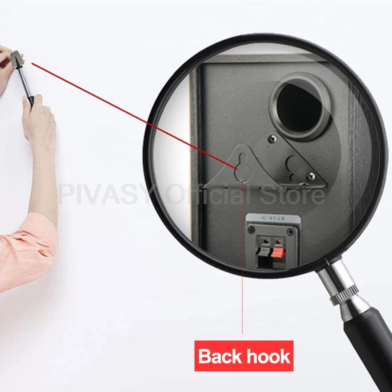 20W 4Inch Wireless Bluetooth Bookshelf Speaker High Fidelity Home Theater Subwoofer Wall Mounted Wooden LoudSpeaker for Computer