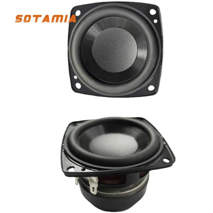 SOTAMIA 2Pcs 2.75 Inch Full Range Speaker 4 Ohm 20W HiFi Music Sound Loudspeaker DIY Portable Bluetooth Speaker for JBL Xtreme 2