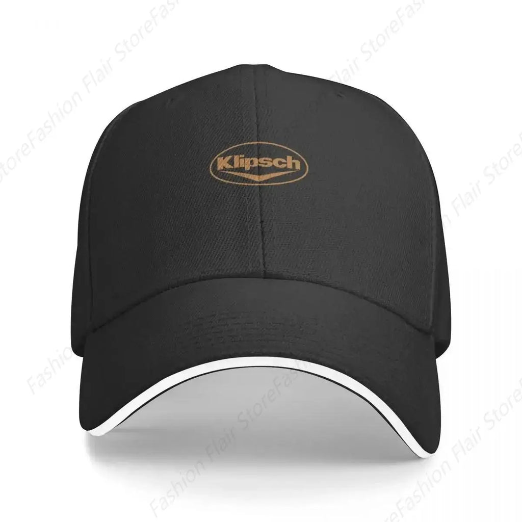 Klipsch LogoCap Baseball Cap Designer Hat Big Size Hat Tea  Mens Hats Women's