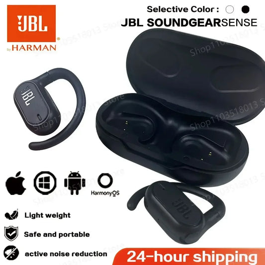 Original JBL Soundgear Sense True Wireless Open-Ear Headphones Sports Running Headset Bass Sound Music Earphone HK Version