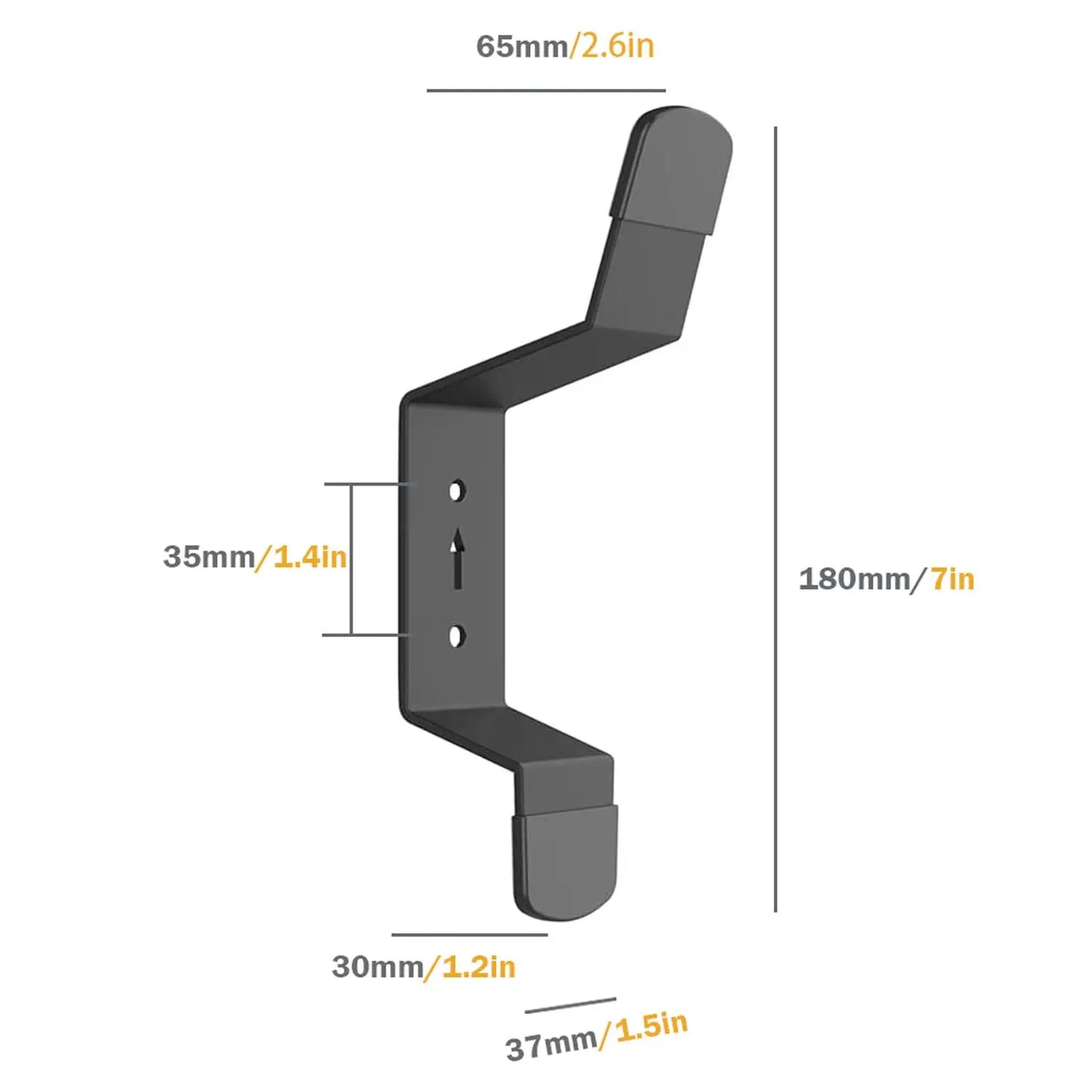 Wall Mount Bracket for Sonos Move/Move 2 Speaker Mounting Stand Aluminum Alloy Metal Base Space-Saving Display Holder