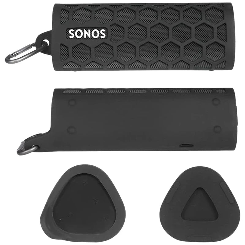 ZOPRORE Hard EVA Outdoor Travel Bags Carry Storage Box + Soft Silicone Case for Sonos Roam Bluetooth Speaker for Sonos Roam Case