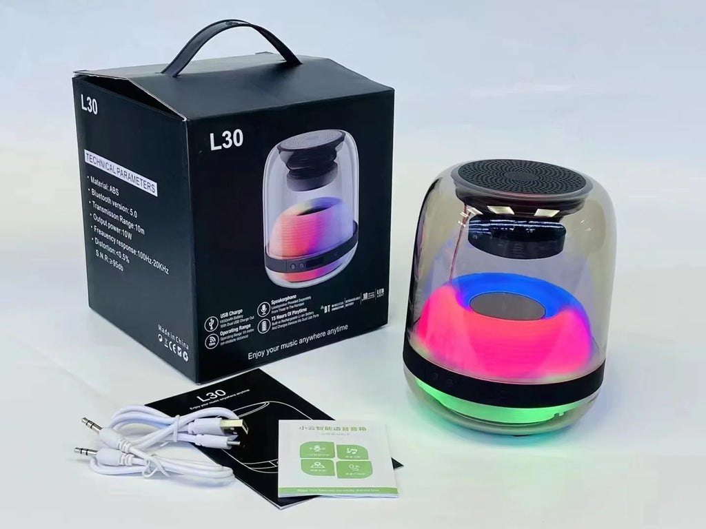 L20 Harman Kardon Fourth Generation 360 Degree LED Subwoofer HIFI Sound Quality Desktop Creative Wireless Bluetooth Speaker TF