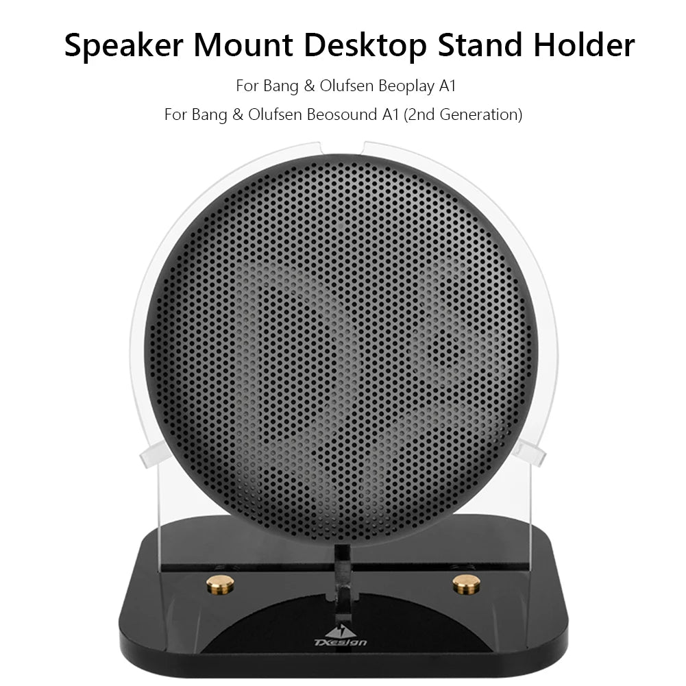 Acrylic Speaker Desktop Stand Smart Speaker Holder With Cushion Pad for Bang & Olufsen Beoplay A1/Beosound A1 2nd