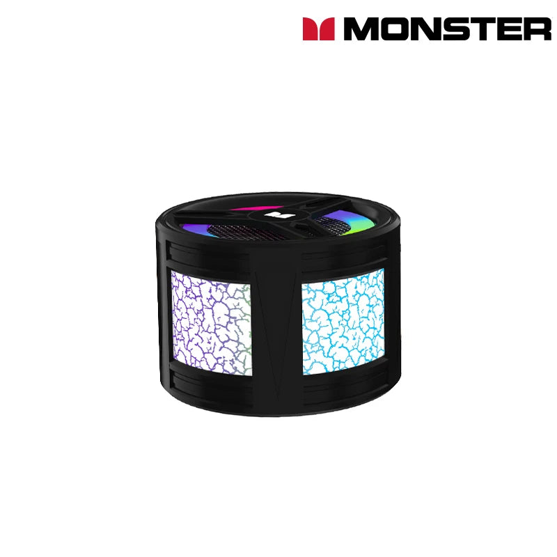Monster X100 5.4 Portable Colorful Light Bluetooth Speaker Stereo Surround Wireless Bluetooth Speakers Audio Player Loudspeaker