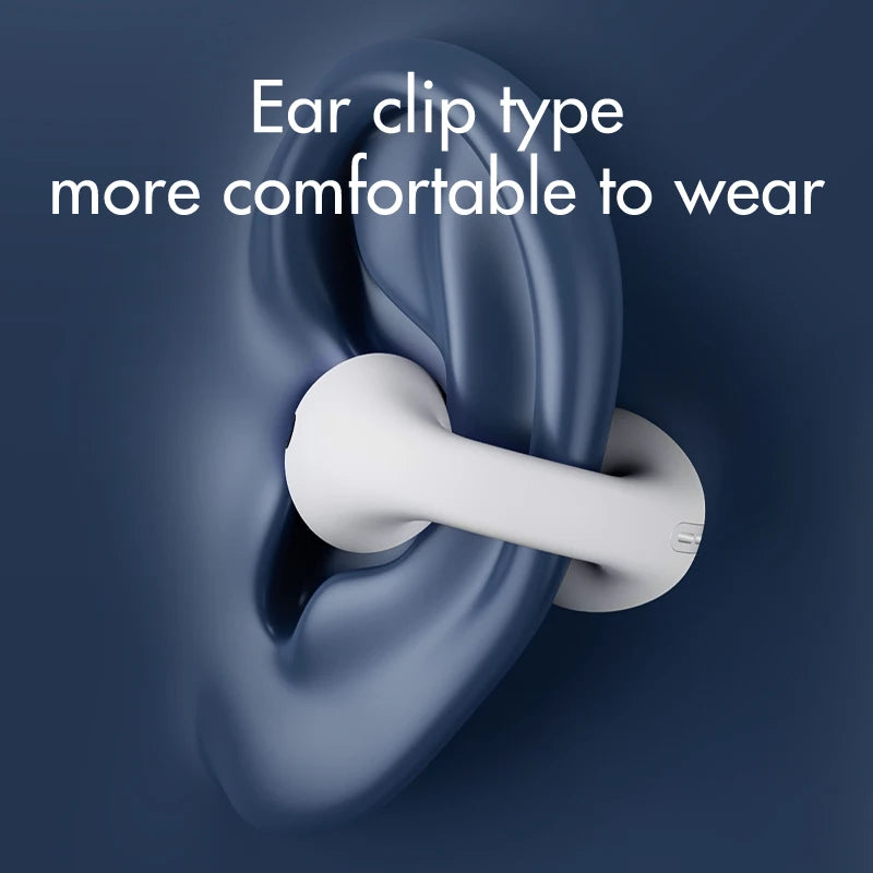 2023 NEW Gifts TWS for Sony Sound Earcuffes Ear Bone Conduction Earring Wireless Earphones Sport Headphones Earbuds for Phones