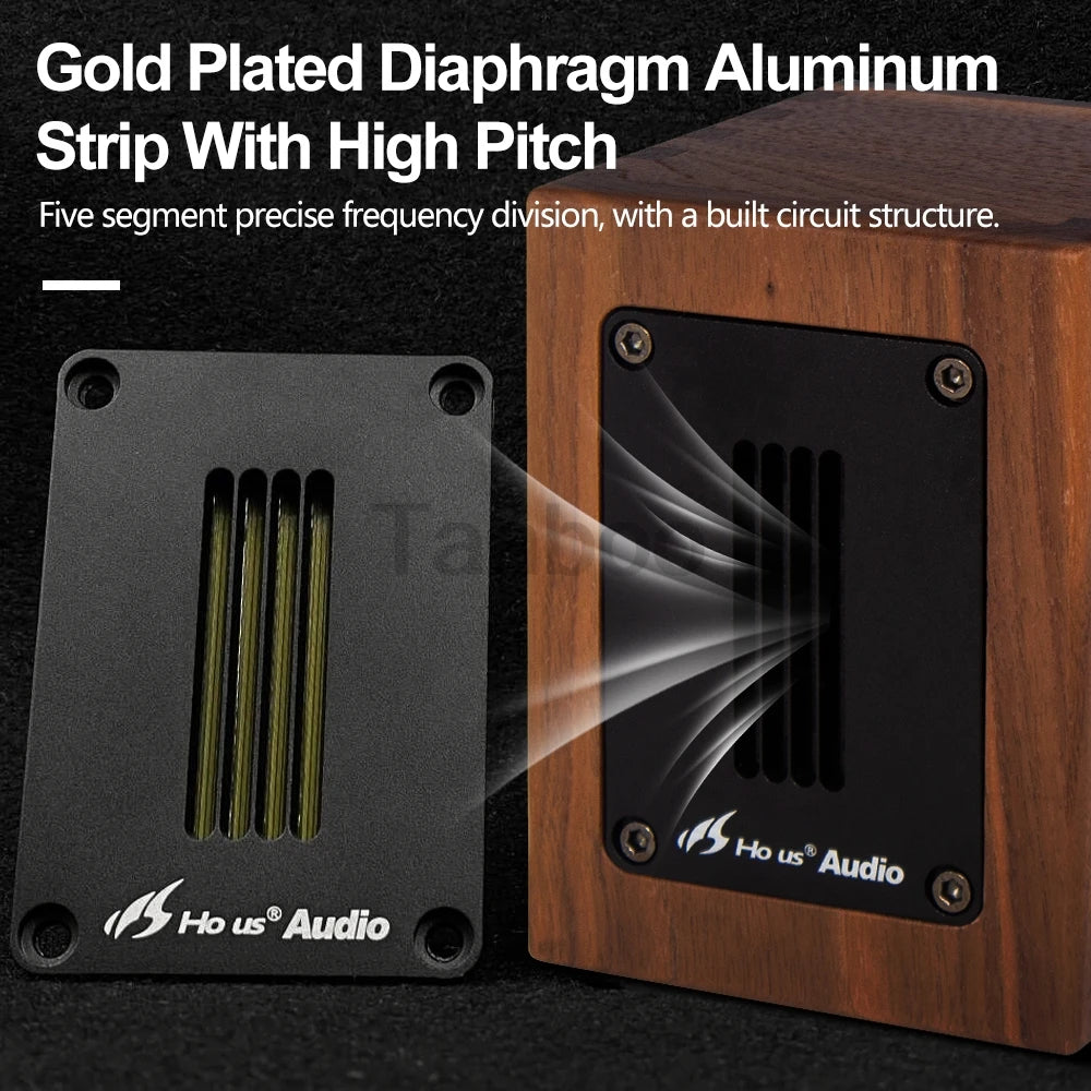 30W 6Ohm Brand New Walnut Fever Independent Ribbon Super Tweeter External Tweeter Sound Box Speaker