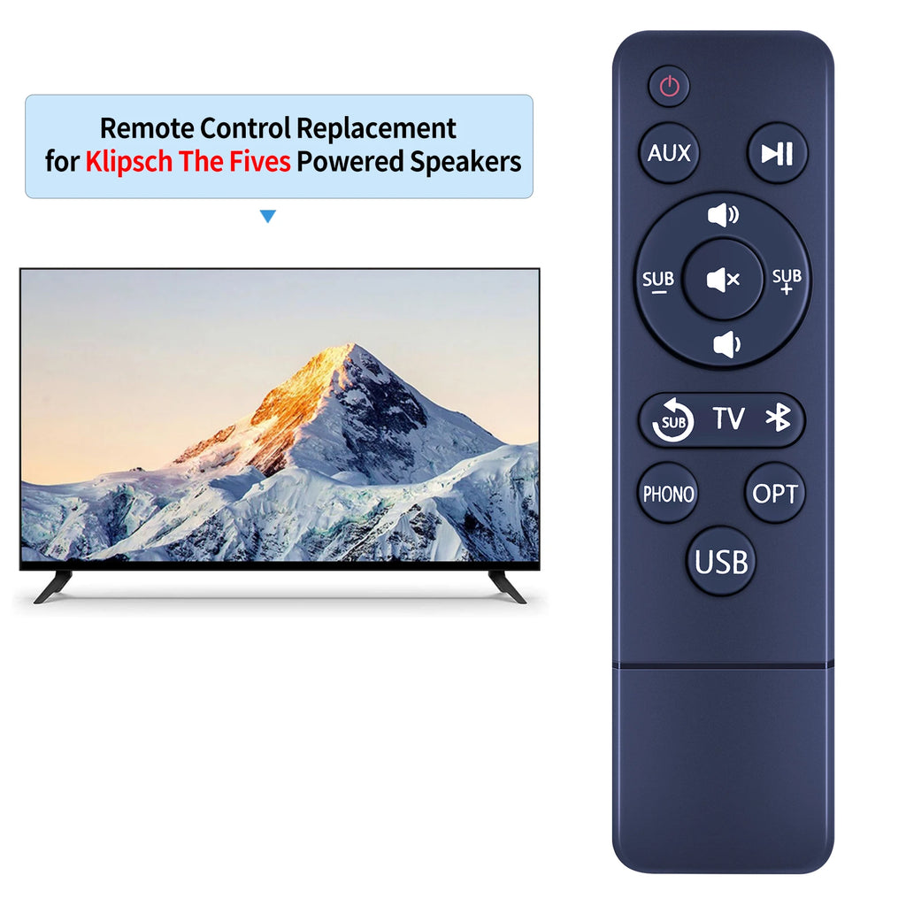 Remote Control for Klipsch the Fives Powered Speakers