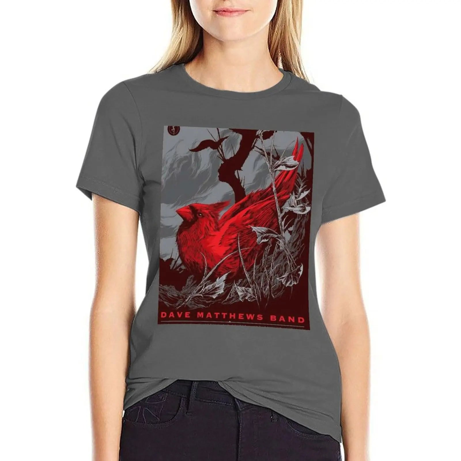 DMB 2015 July 18th Klipsch Music Center Nobleville T-Shirt Korean Fashion Kawaii Clothes Workout Shirts for Women