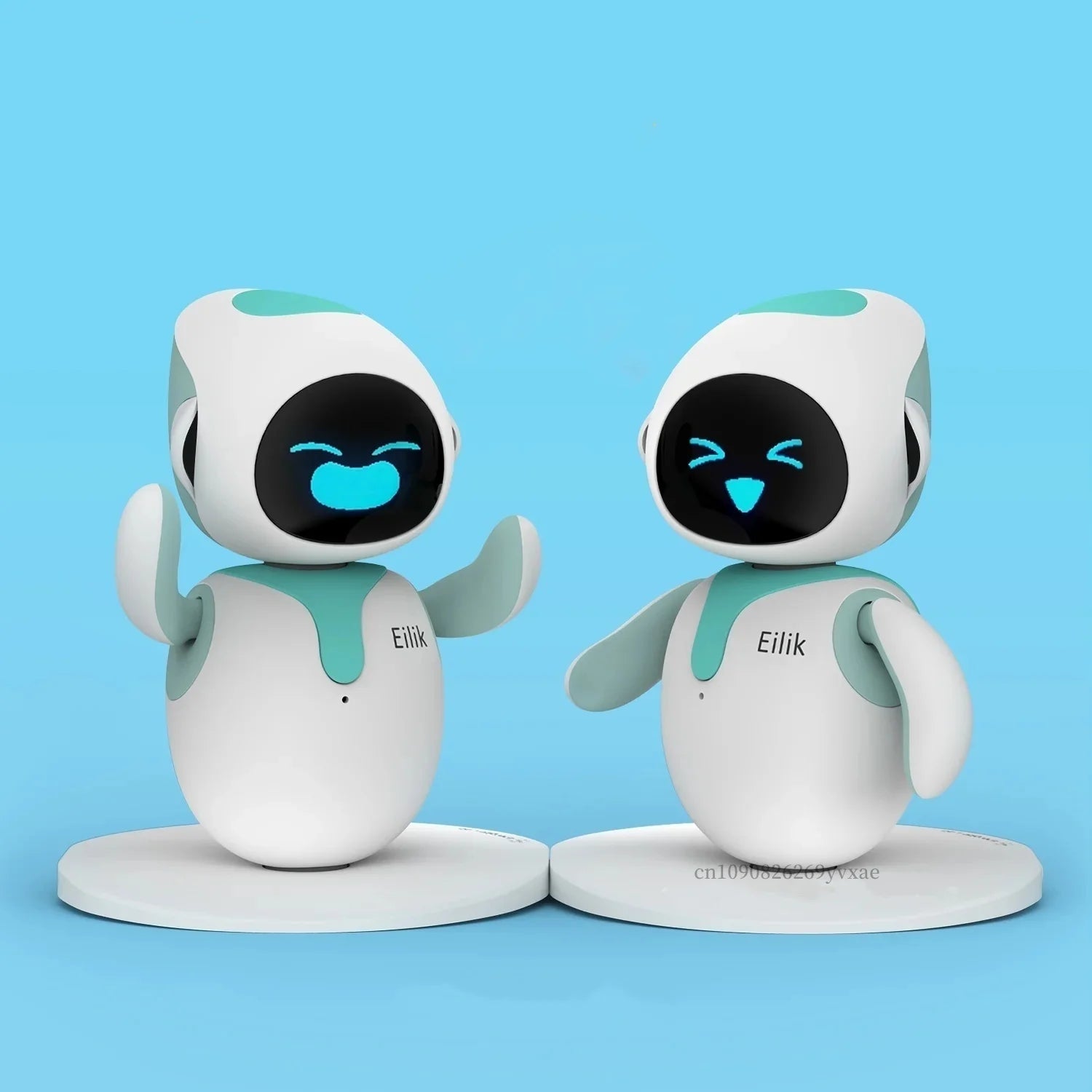 Duo Pack Eilik Smart Robot AI Artificial Intelligence Robots Accompany Lovely Children and Adults Desktop Ai Pets 2pcs/Set