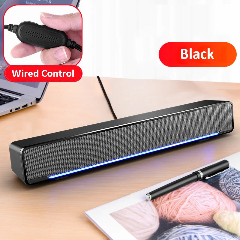 2021 Soundbar Wired and Wireless Bluetooth 5.0 Speaker for TV Soundbar With Subwoofer Wireless Bluetooth Sound Bar for TV Laptop
