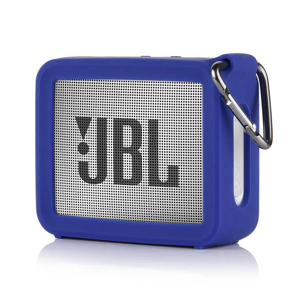 New Portable Silicone Case Protective Travel Case Soft Silica Gel Storage Pouch Audio Case for JBL GO 2 GO2 Bluetooth Speakers
