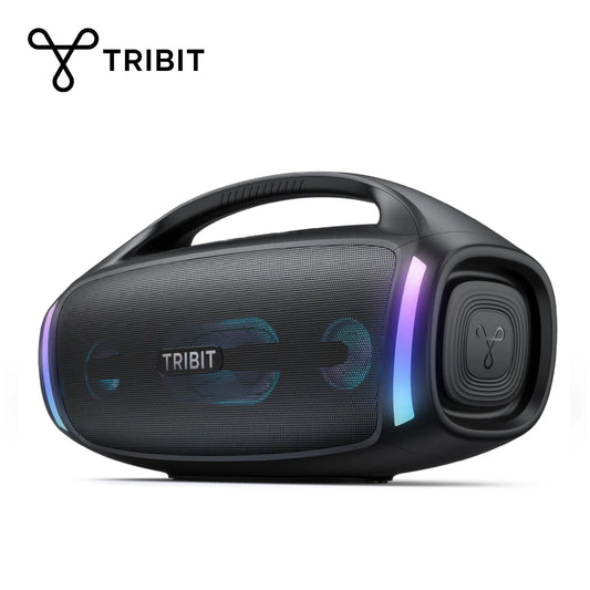 TRIBIT StormBox Blast 2 Bluetooth Speaker, 200W Power With Subwoofer Outdoor IP67 Party Speaker, 30H Playtime, LED, Mic Input