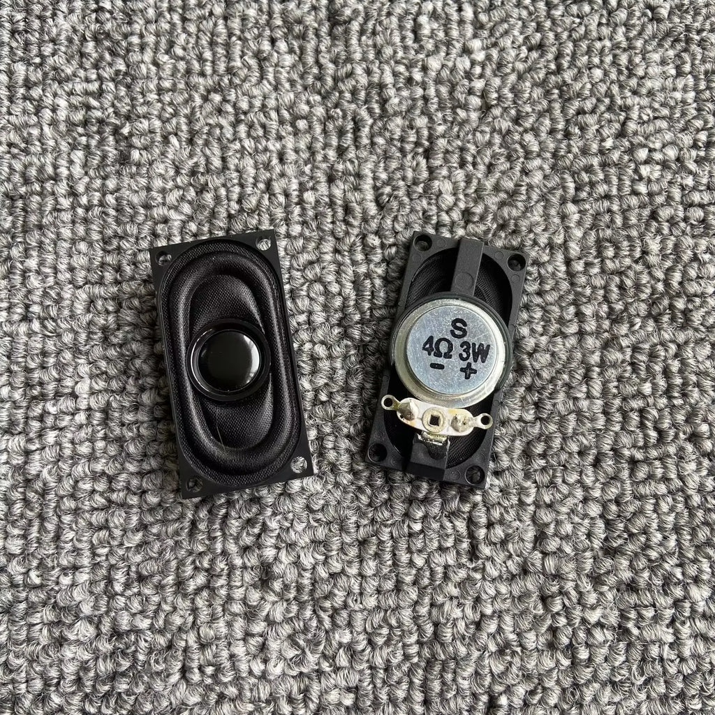 2PCS GHXAMP 2040 Speaker Horn 4ohm 3W Rectangular Inner Magnetic Laptop Doorbell Intercom Speaker 20*40mm