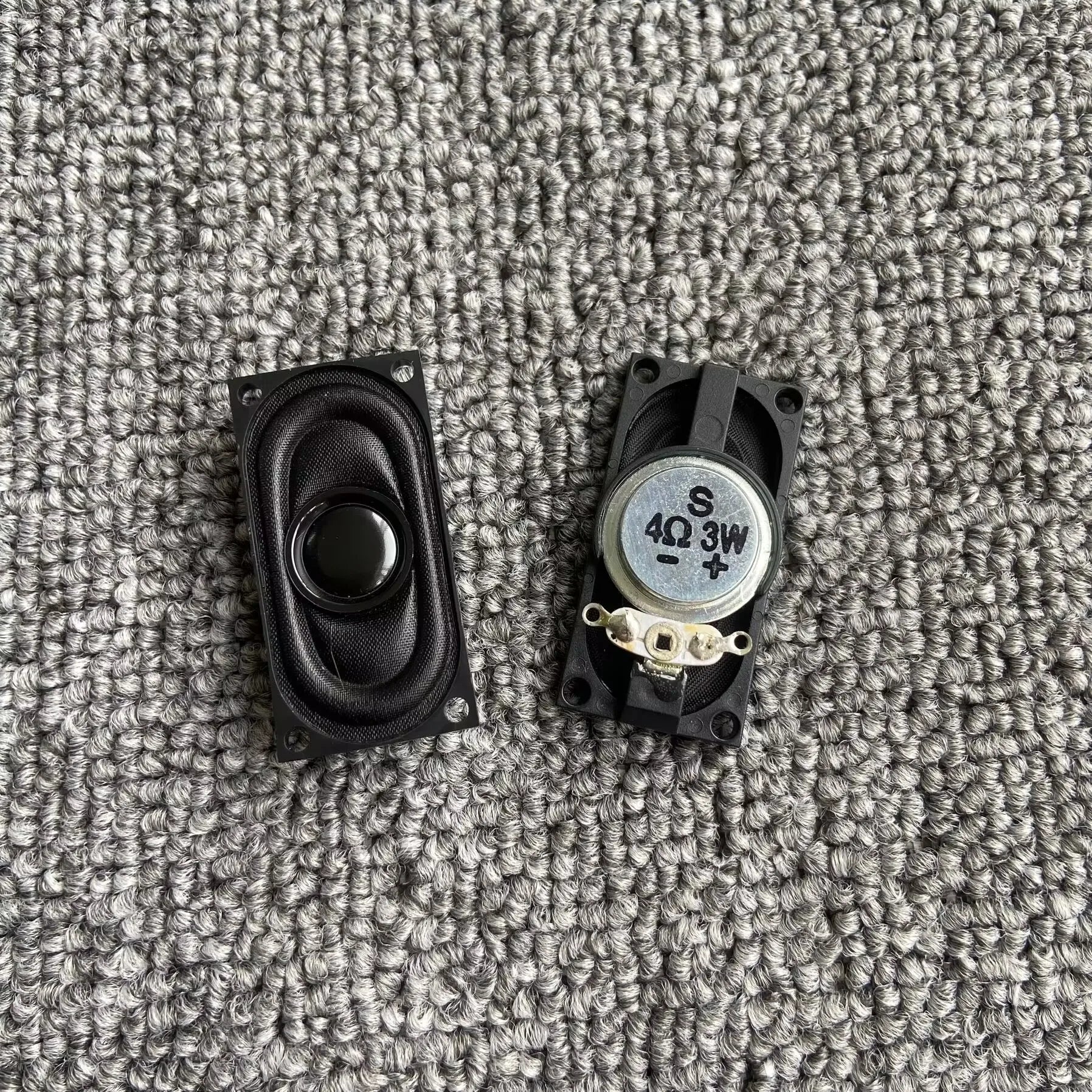 2PCS GHXAMP 2040 Speaker Horn 4ohm 3W Rectangular Inner Magnetic Laptop Doorbell Intercom Speaker 20*40mm