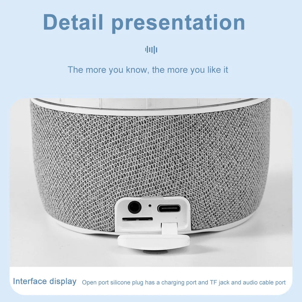 Creative Colorful Jellyfish Lamp With Bluetooth-Compatible Speaker 1800mAh Sports Jellyfish Speaker With Lights Atmosphere Light