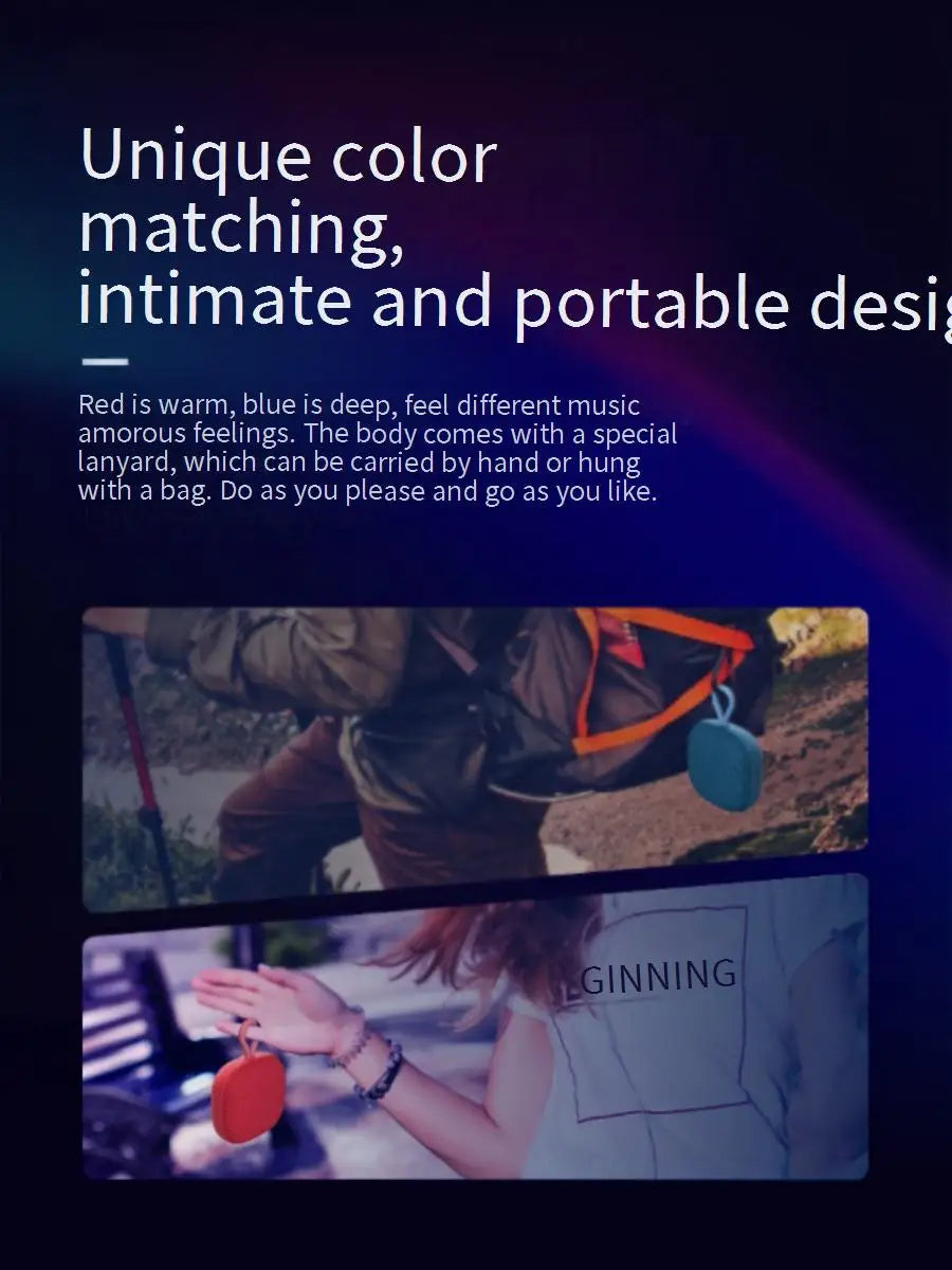 Future Genie Outdoor Wireless Bluetooth Speaker, Smart Small Portable New Small Speaker