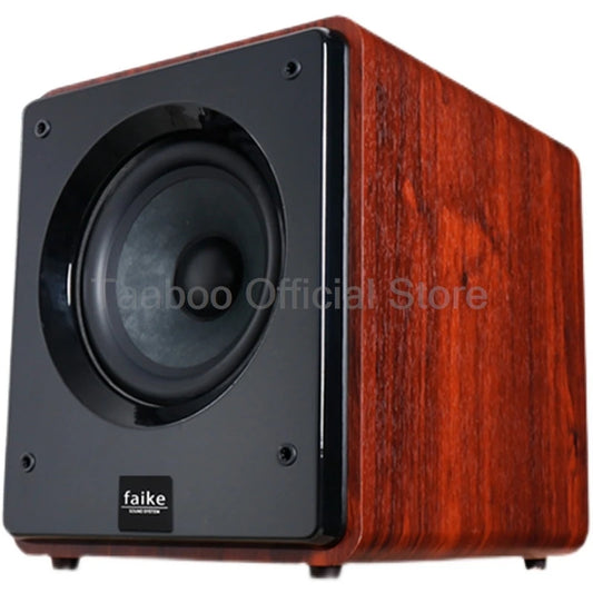 12 Inch Passive Subwoofer Speaker Long Stroke HiFi Fever Subwoofer Wooden Front High Fidelity Home Theater Amplifier Sound Box