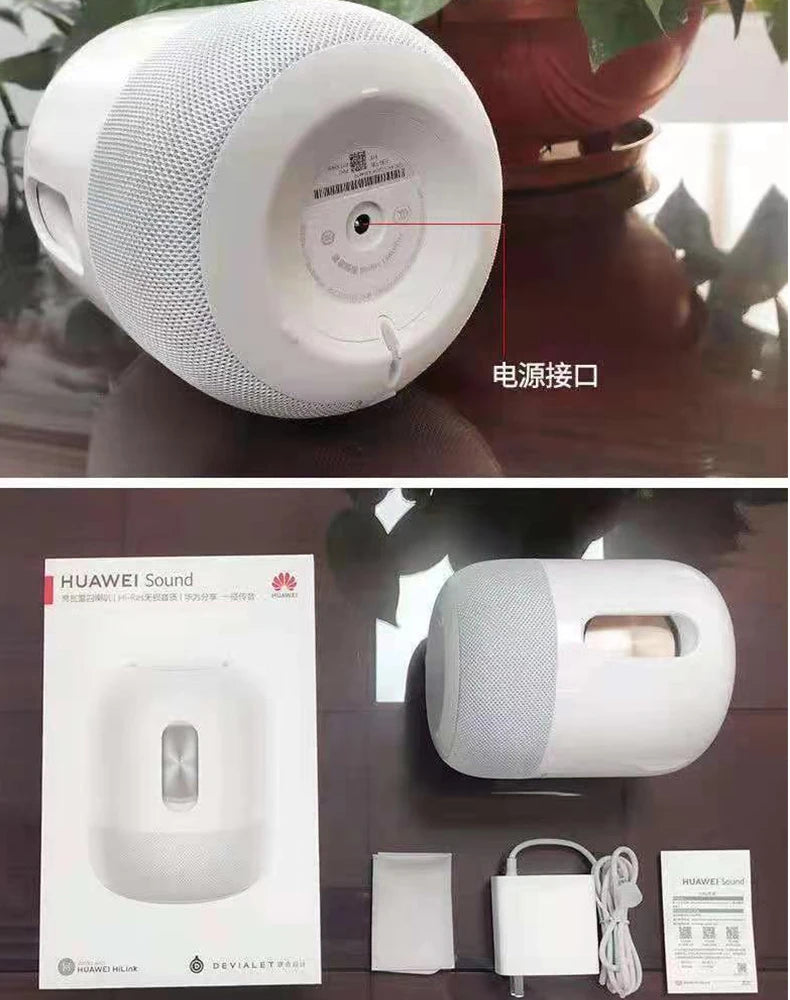 Huawei Sound High-Res Audio Speaker 360° Surround Wireless DEVIALET Loudspeaker 3 WAYS TO TRANSMIT AUDIO