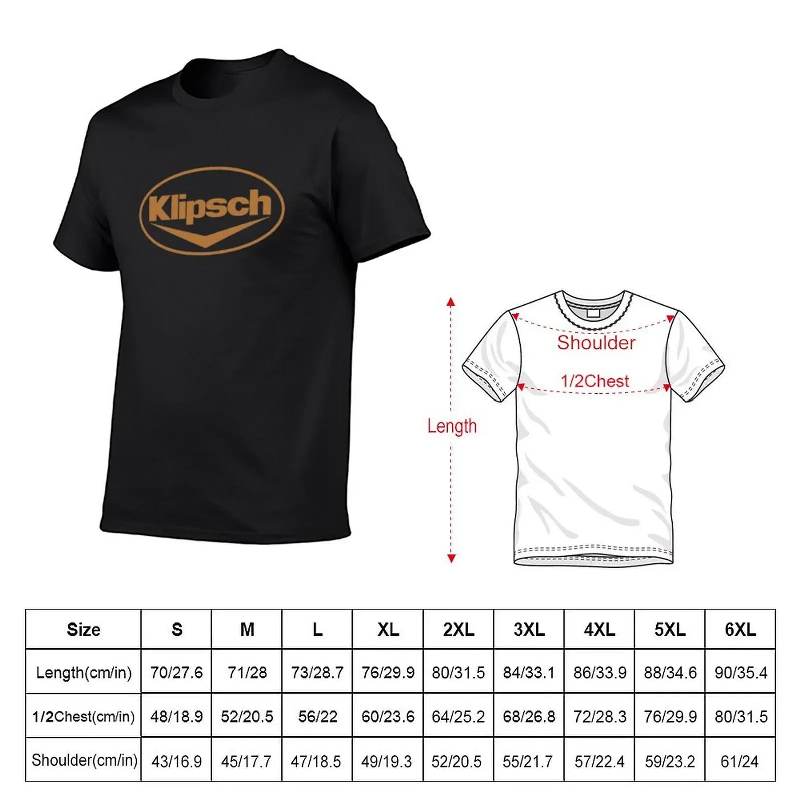 Best Selling Klipsch Logo Essential T-Shirt Oversized Funnys Sweat Men Clothing