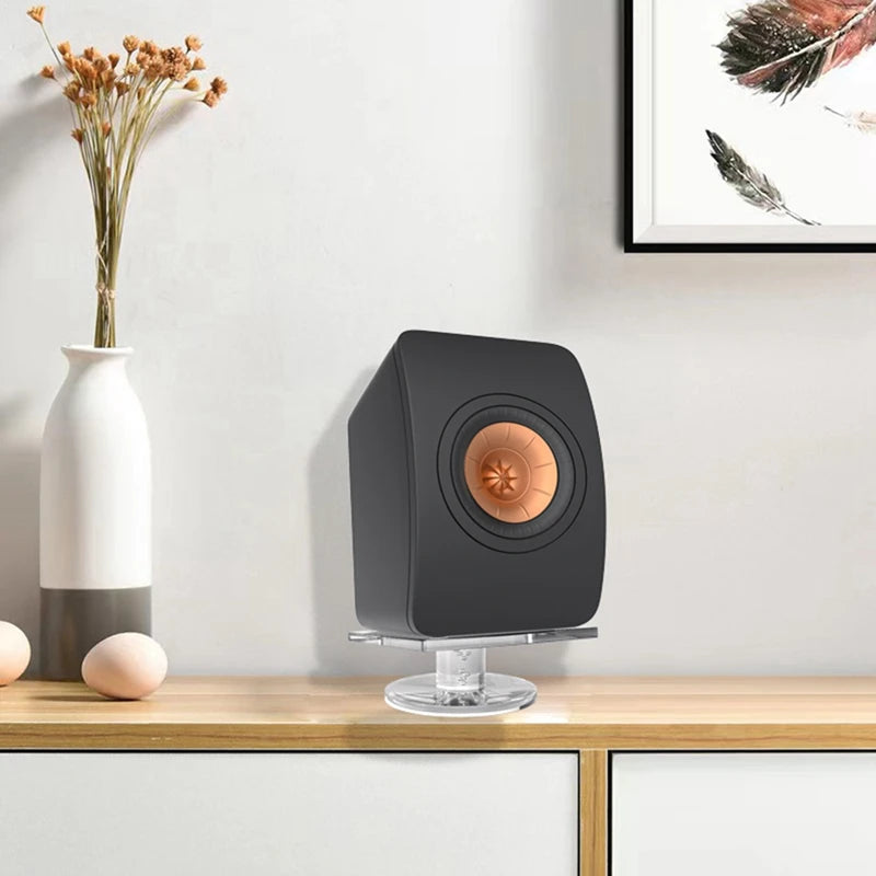 Acrylic Desktop Speaker Stand Bracket Speakers Stands for KEF LS50 Meta/Ls50 Wireless II/Q150/Q350/R3 Meta/Lsx II Easy Install