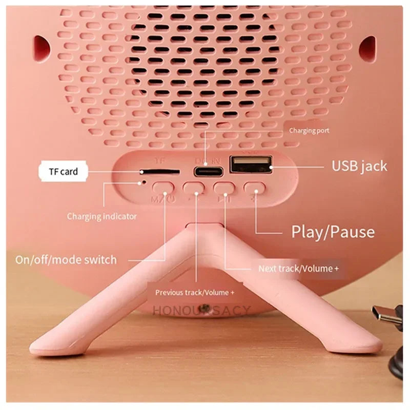 Birthday Gift Little Prince Wireless Mini Bluetooth Speaker Gaming Subwoofer Creative Bedroom Night Lamp Table Lamp Caixa De Som