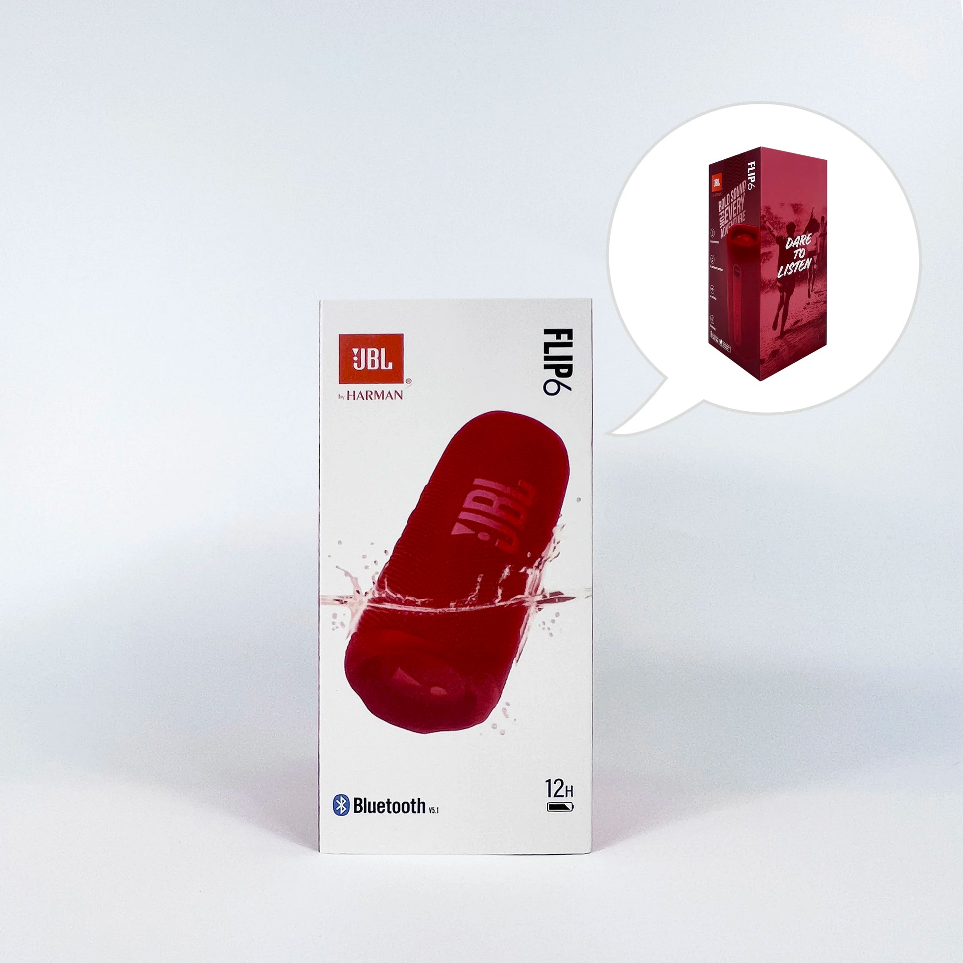 JBL FLIP 6 Wireless Bluetooth Speaker Portable IPX7 FLIP6 Waterproof Outdoor Stereo Bass Music Track Speaker Independent Tweeter