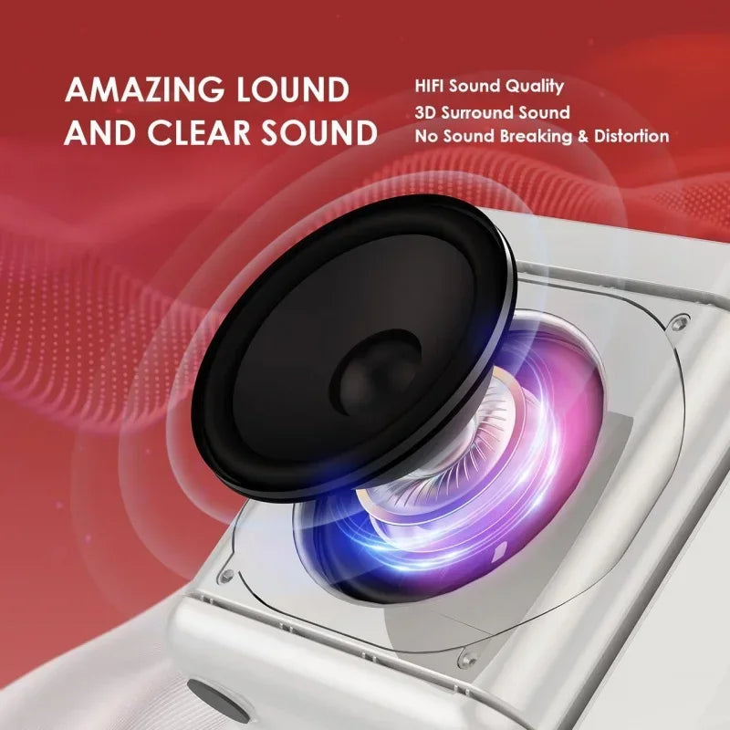 100W High Power Wireless Portable Microphone Bluetooth Speaker Sound Family Party Karaoke Subwoofer Boombox Caixa De Som Ys-307