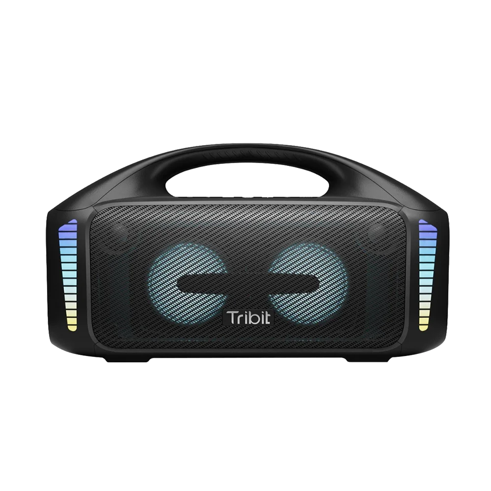Tribit StormBox Blast Portable Bluetooth Speaker, 90W Stereo Sound With XBass, IPX7 Waterproof, LED Light, PowerBank, Custom EQ