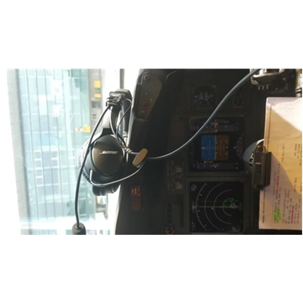 UFQ AV Mike-2 Aviation Headset Microphone Suit for Bose QC25,QC35 Also Can Work With  Sony or Sennheiser Headphone  Good Quality