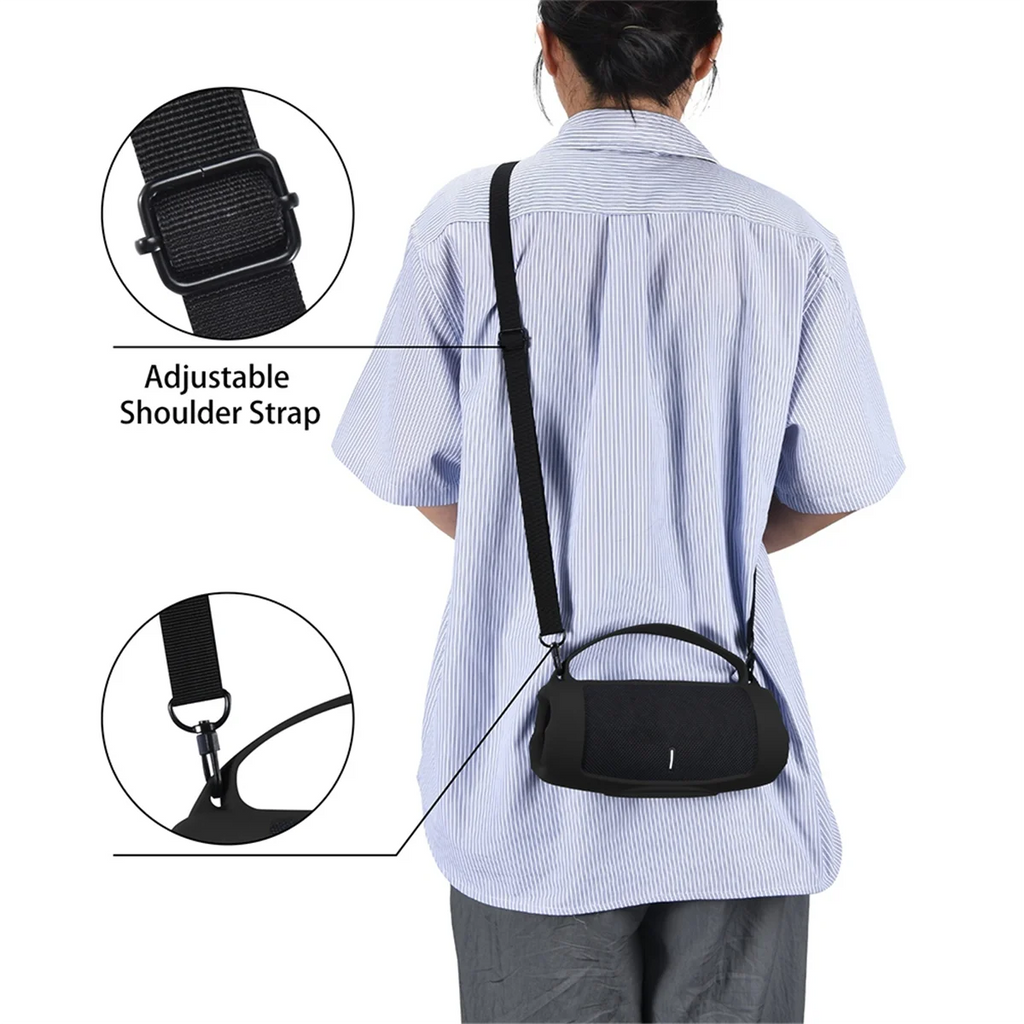 Silicone Cover Case Shockproof for JBL Charge 5 Wireless Wi-Fi Bluetooth Speaker Storage Protective Case Shell