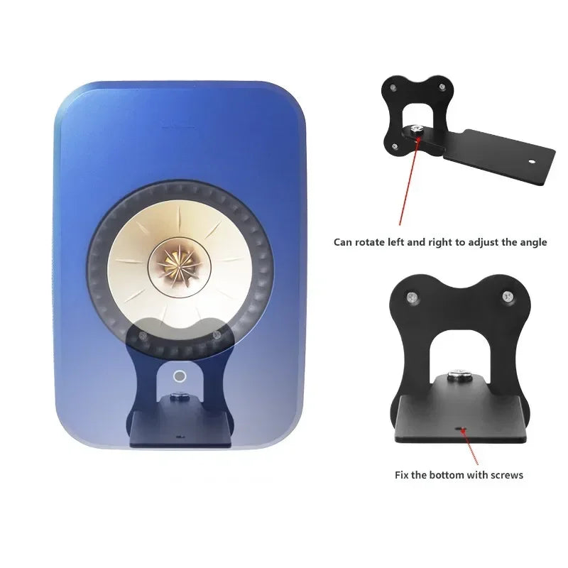 Wall Mounted Bracket Metal Adjustable Stand for KEF LX II Audio Adjustable Angle With Mounting Screws High Quality Dropshipping
