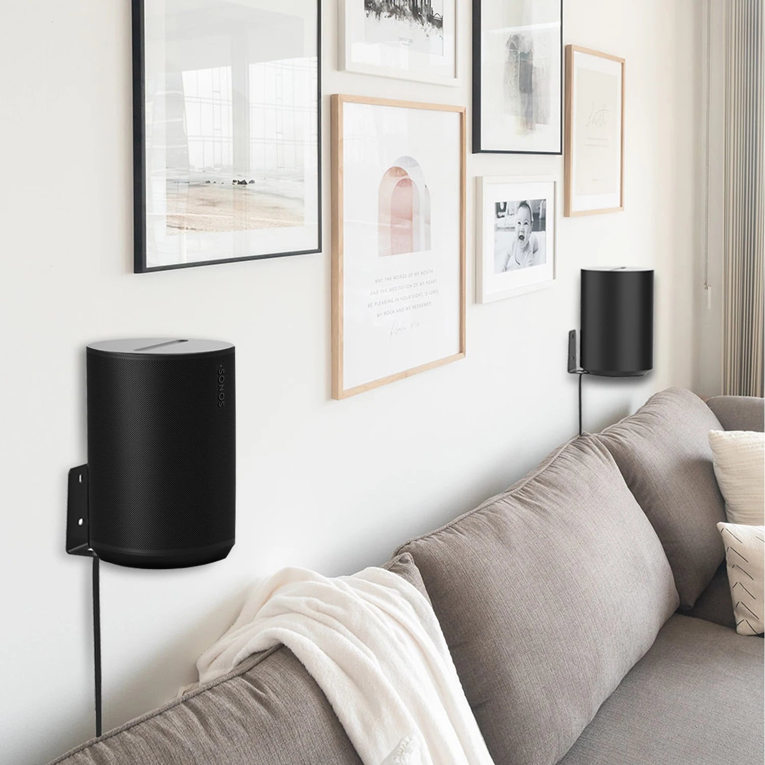 Monzlteck Wall Mount Bracket for Sonos Era 100 (WSE100)- Pair-White Is Out of Stock