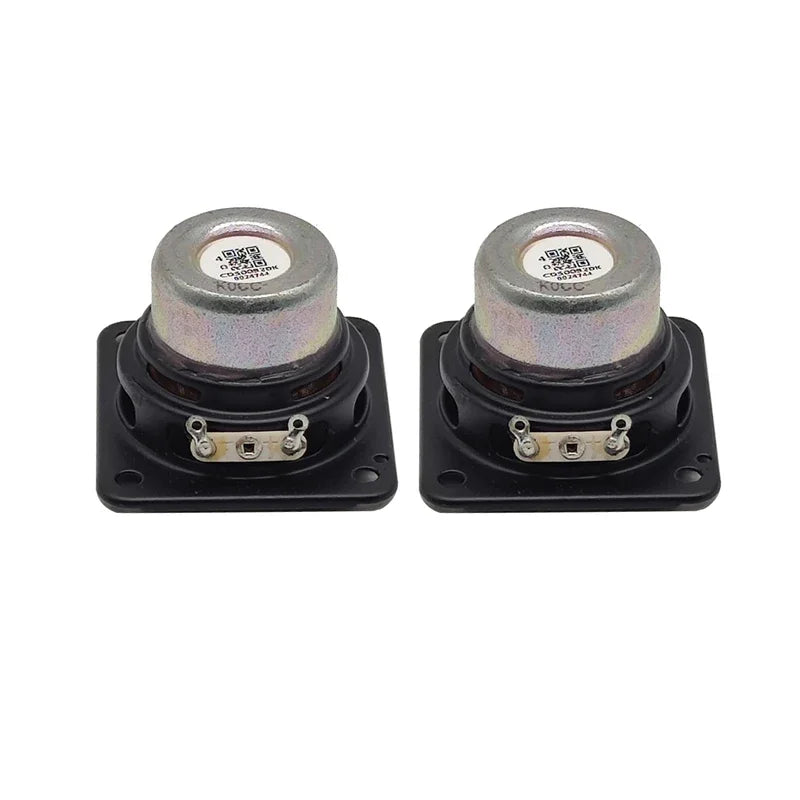 2 Pcs/Lot 4 Ohm 20 W Speaker Full Range 48X44MM Portable Audio  Sqaure Sound Graphene Basin Neodymium Dual Magnetic DIY Home Spe