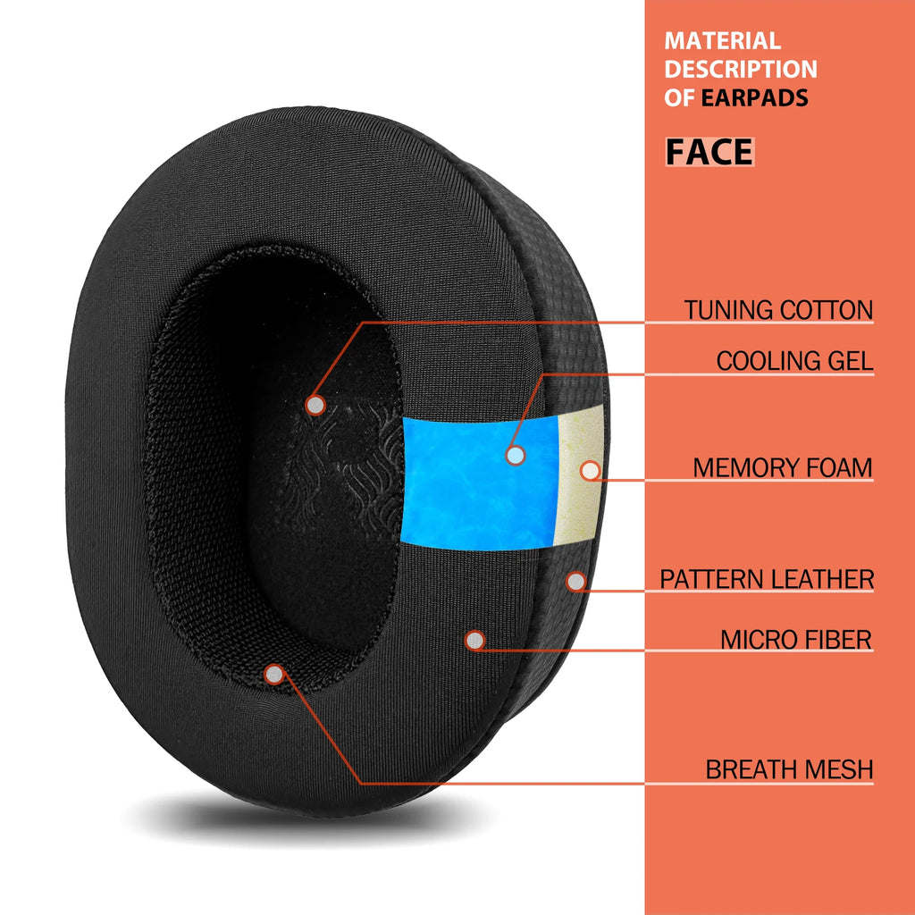 Nullmini Replacement Earpads for Klipsch Mode M40 Headphones Cooling Gel Ear Pads Cushion Sleeve