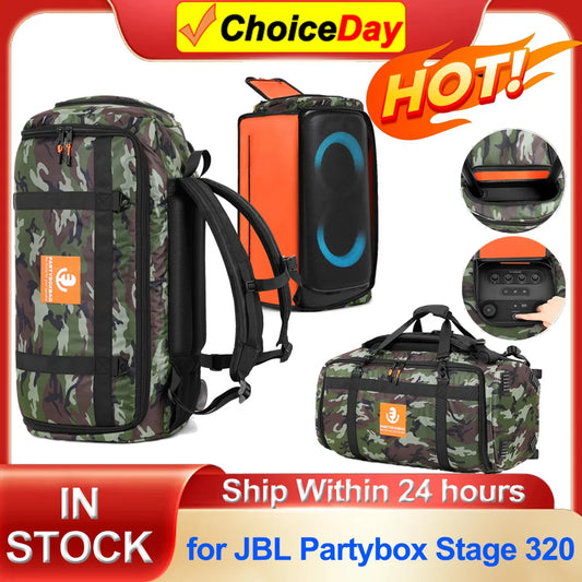 Speaker Bag Travel Case for JBL Partybox Stage 320 Speaker Storage Bag Speaker Shoulder Bag for Jbl Partybox 320 Speaker Case