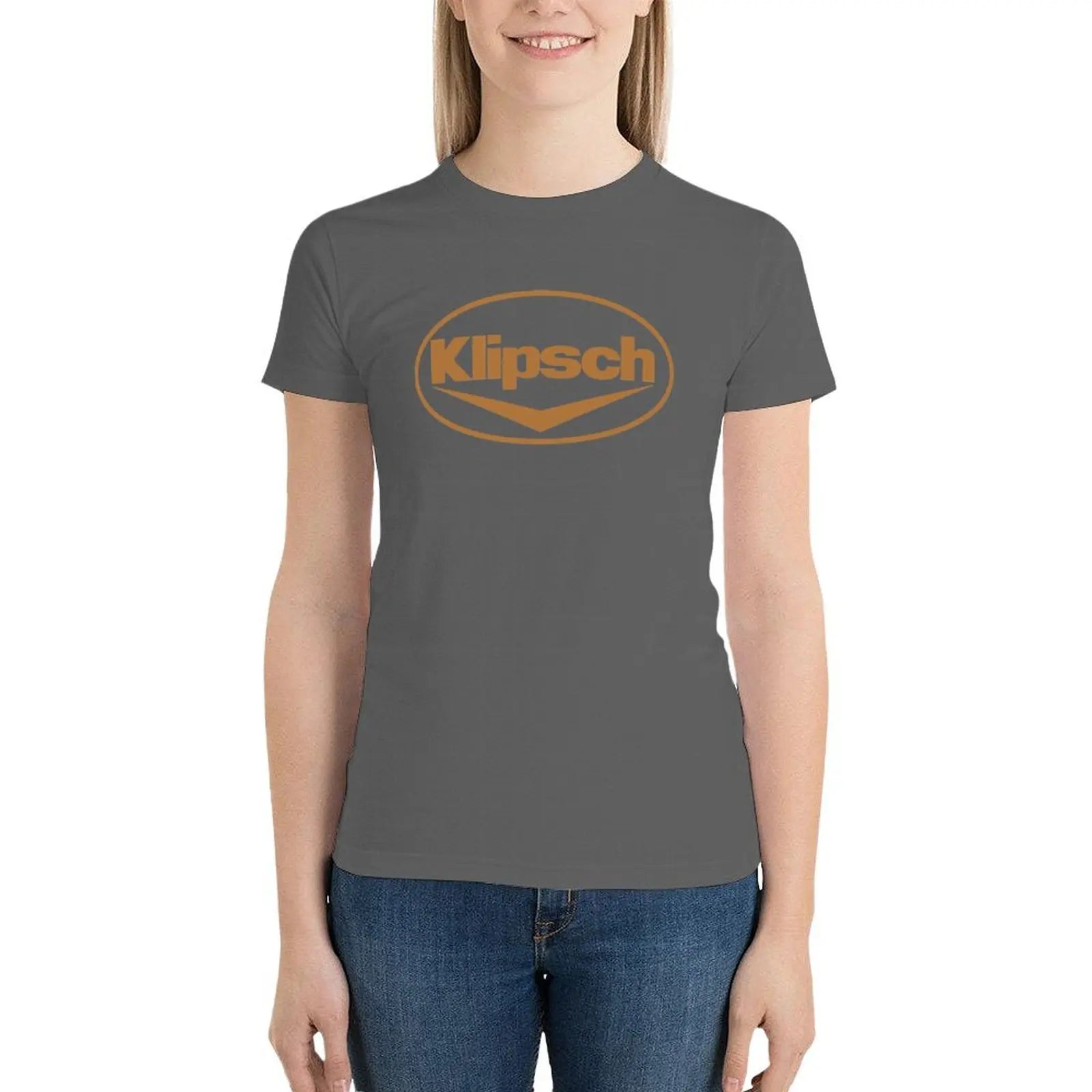 Klipsch Logo T-Shirt Plus Size Tops Cute Clothes Tops Women Clothes