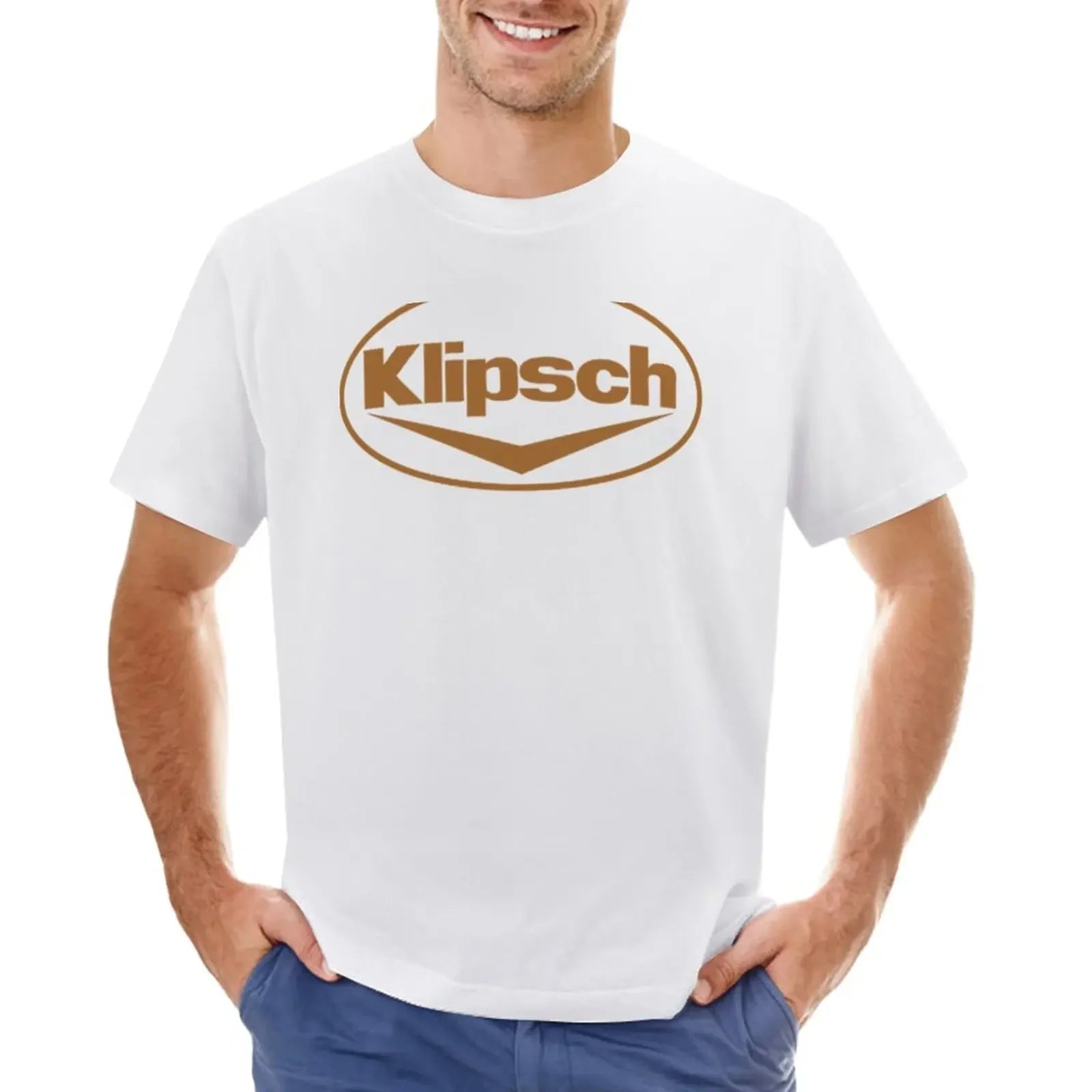 Tops T Shirt for Men Best Selling Klipsch Logo T-Shirt Anime T-Shirt Jojo Bizarre Adventure Graphic T Shirts  Harajuku Men