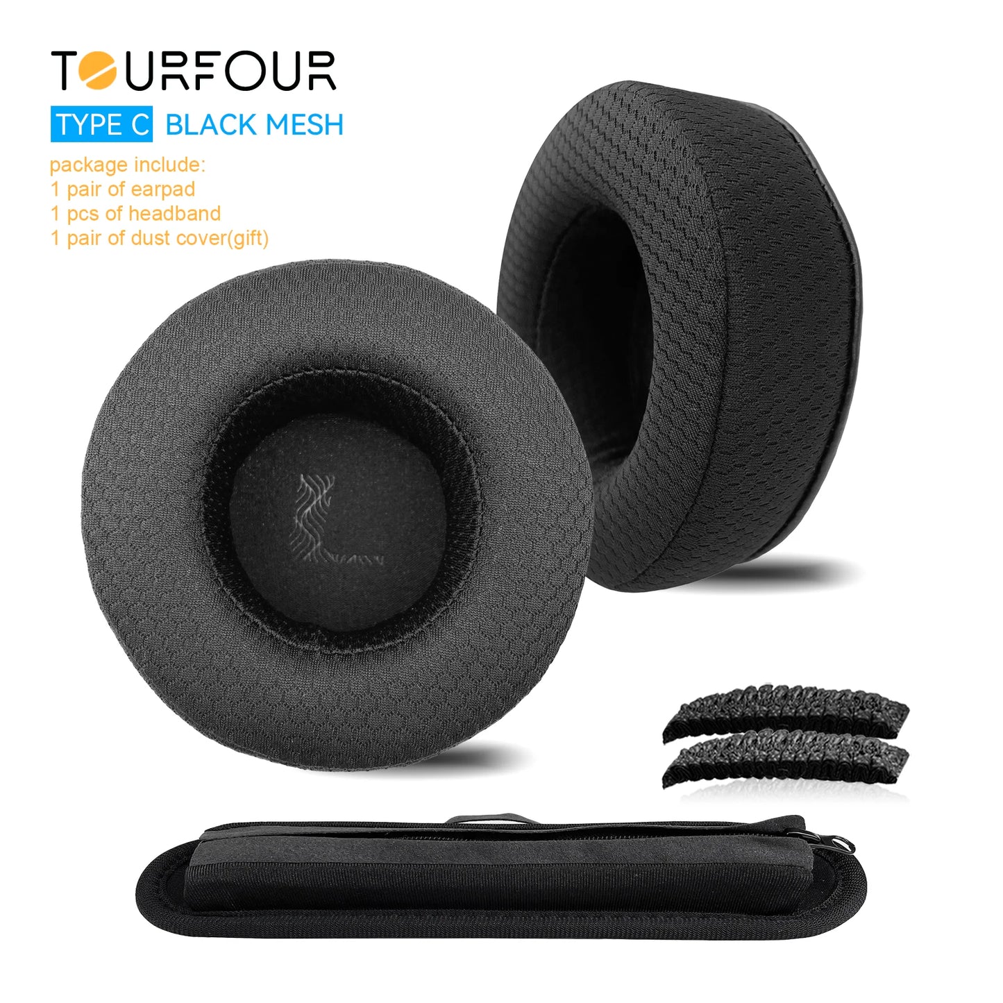 TOURFOUR Replacement Earpads for BANG & OLUFSEN BeoPlay H6,H4 Headphones Ear Cushion Headband