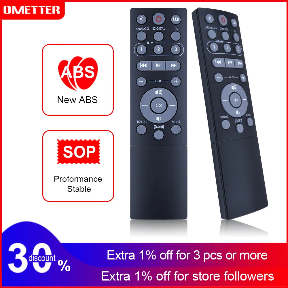 New Replacement Remote Control for Klipsch RSB11 RSB-11 RSB14 RSB-14 1063787 RT1063787 Sound Bar Audio System