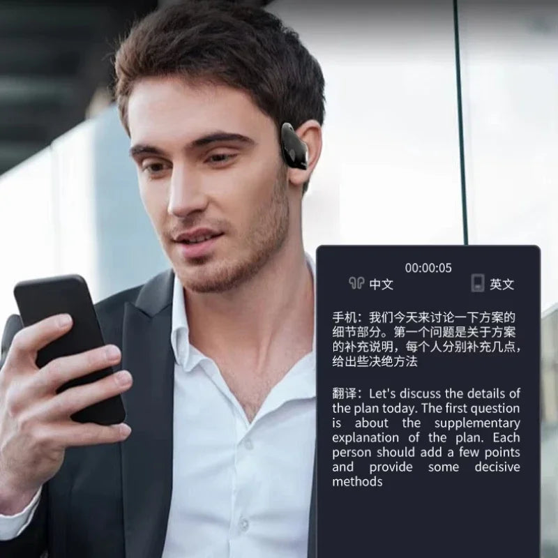 Creative and Good-Looking Sphere AI Multi-Language Translation Function Wireless Headphones Translate Headphones Headphone New