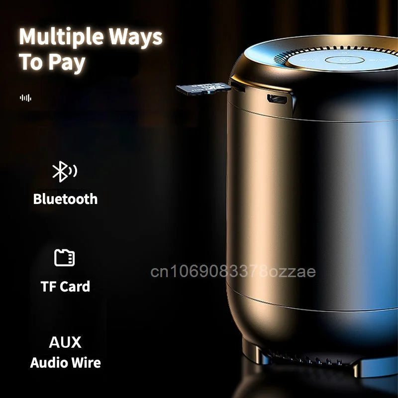 2023 Original 9D Stereo Bass Sound Smart Bluetooth TF Card Loud Double Speaker Subwoofer Outdoor Home Wireless Plug-In Mini Sale