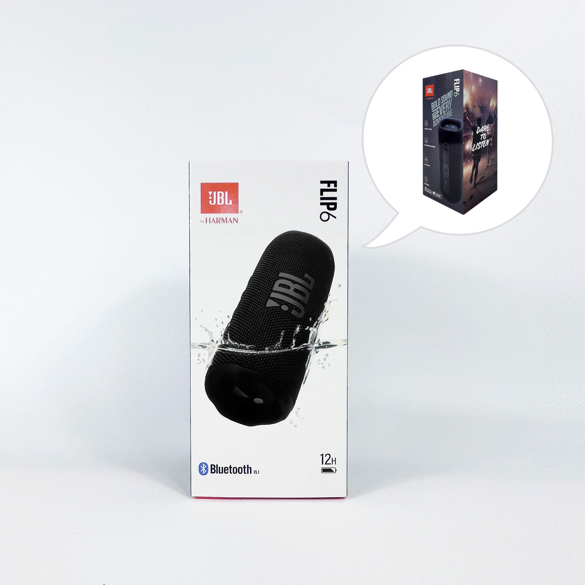 Original JBL FLIP 6 Bluetooth Speaker FLIP6 Portable IPX7 Waterproof Outdoor Stereo Bass Music Track Speaker Independent Tweeter