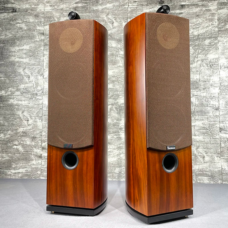 Balenald Home Theater System Nautilus Audio 801 Dual 8-Inch Bass Fever HiFi Three-Way Floor-Standing Passive Speakers